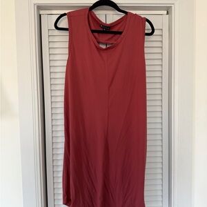 Bobeau Sleeveless Red Tunic